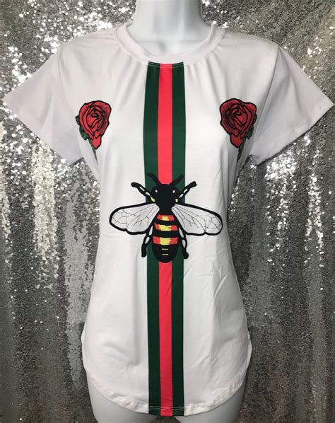 gucci bumblebee tshirt women
